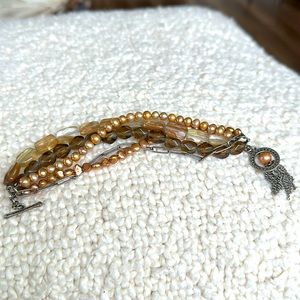 Silpada five strand toggle bracelet